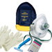 KIT RIANIMAZIONE RCP / BLSD completo - pocket mask + accessori defibrillatore