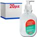 GEL IGIENIZZANTE MANI ANTIBATTERICO - trasparente - flacone 500ml - conf.20pz