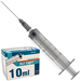 SIRINGHE MONOUSO STERILI 3PZ - 10ml - CON AGO G21 0,8X38mm LUER CENTRALE - conf.100pz