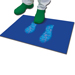 TAPPETO DECONTAMINANTE - 45x90cm - blu - conf.5pz