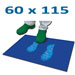 TAPPETO DECONTAMINANTE - 60x115cm - blu - conf.5pz