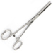 PINZA  EMOSTATICA RETTA KOCHER  in acciaio inox - 1x2 denti - 14cm