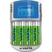 CARICABATTERIE UNIVERSALE 220V usb 12V - VARTA - per batterie AA e AAA con display