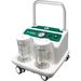 ASPIRATORE CHIRURGICO F-100 SU ROTELLE - 230V - 2x4lt - 90lt/min