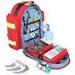 ZAINO BORSA EMERGENZA SOCCORSO DOCTOR 8 IN CORDURA + kit pronto soccorso - pieno