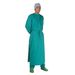 CAMICE OPERATORIO CHIRURGO UNISEX - cotone 100% - verde - varie misure