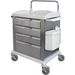 CARRELLO MULTIFUNZIONE in acciaio inox - 4 cassetti - 80x67xh.100